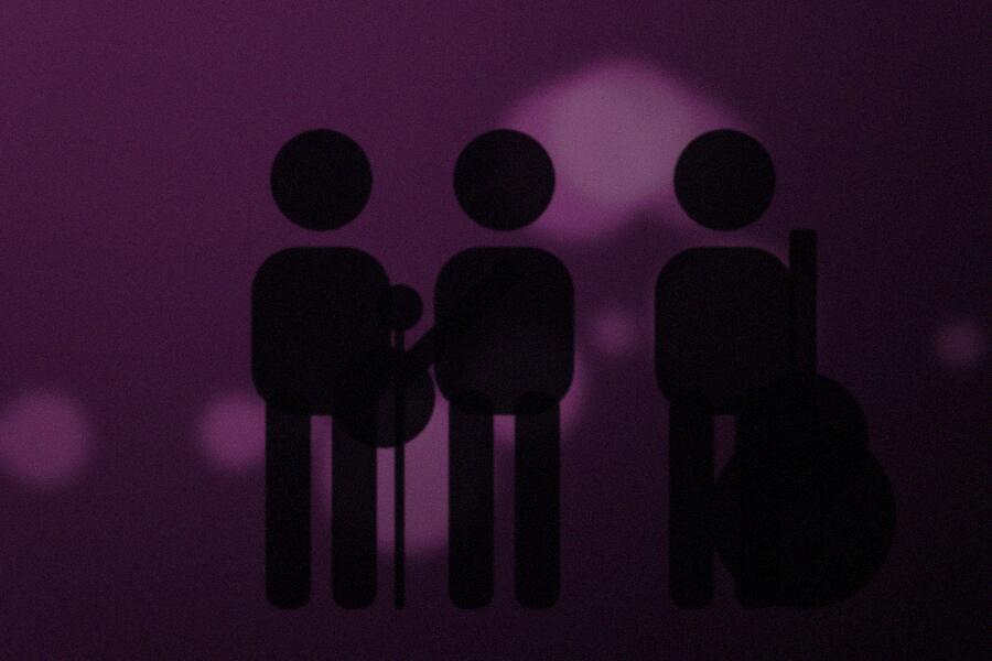 Trío Luz de Luna en presentación